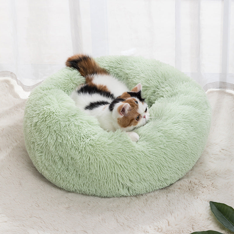Winter Warm Plush Pet Bed