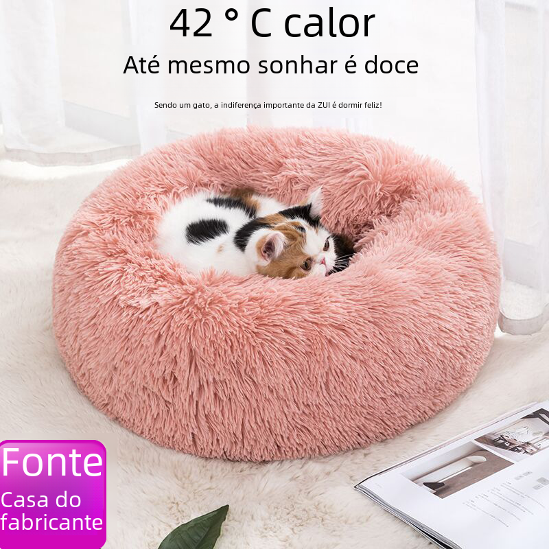 Winter Warm Plush Pet Bed