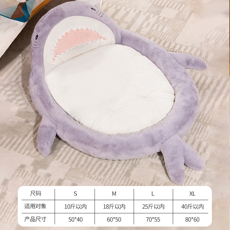 Shark Shape Pet Bed