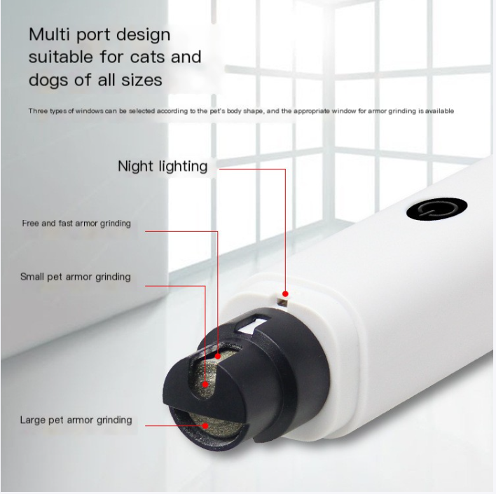 Electric Pet Nail Grinder & Clipper