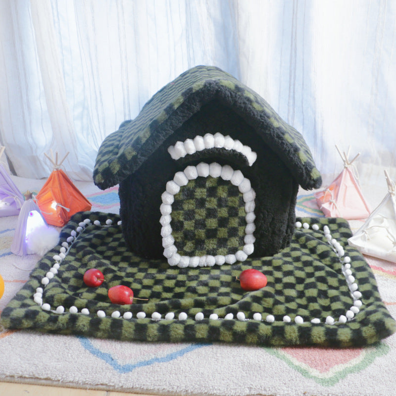 Cozy Winter Dog House for Small Breeds