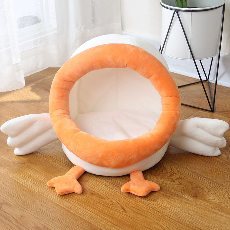 Four-Seasons Plush Pet Bed
