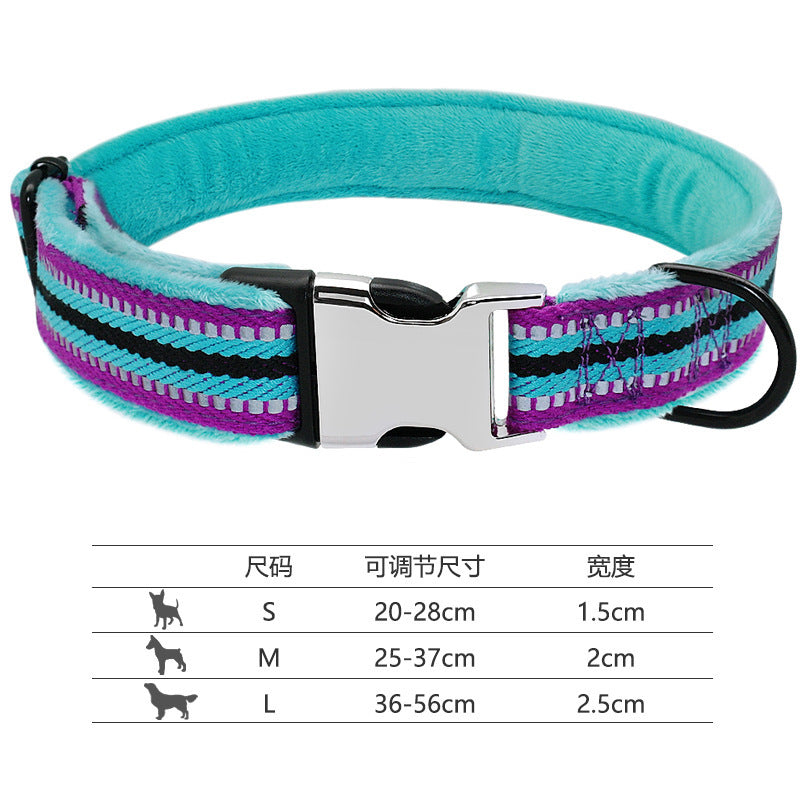 Reflective Engravable Dog Collar