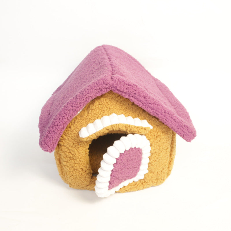 Cozy Winter Dog House for Small Breeds