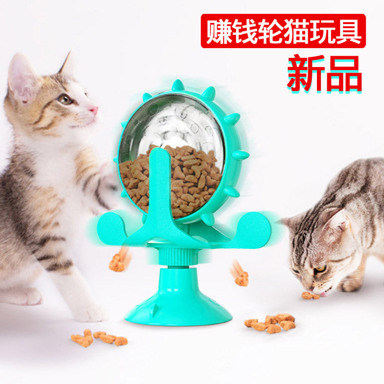 Rotating Cat Windmill Toy