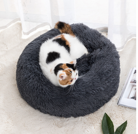 Winter Warm Plush Pet Bed