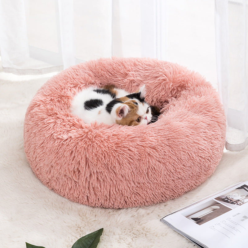 Winter Warm Plush Pet Bed