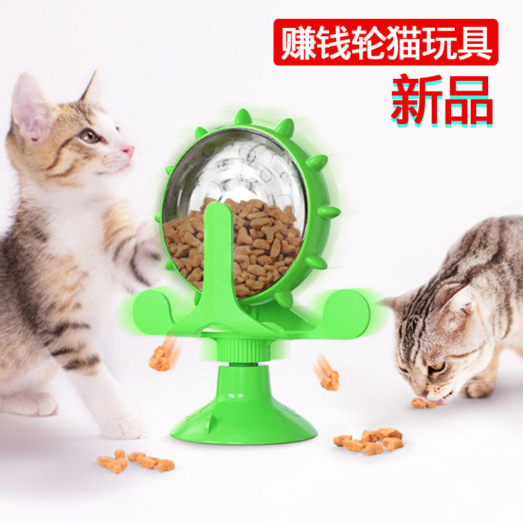 Rotating Cat Windmill Toy