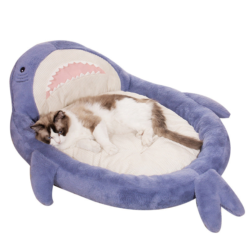 Shark Shape Pet Bed