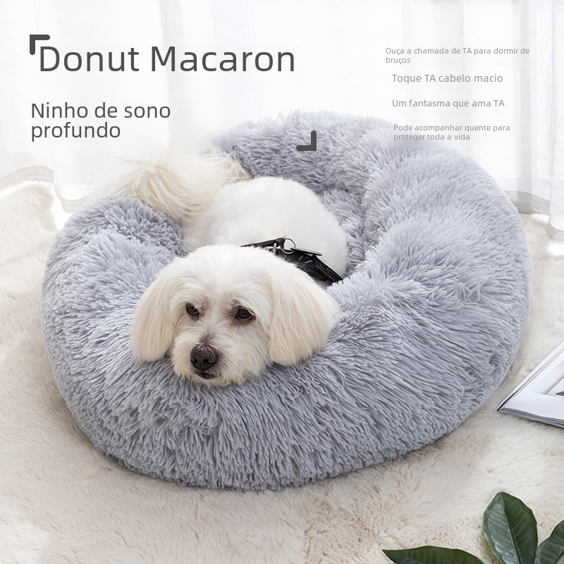 Winter Warm Plush Pet Bed