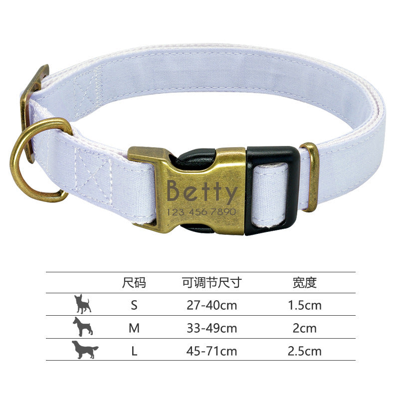 Reflective Engravable Dog Collar