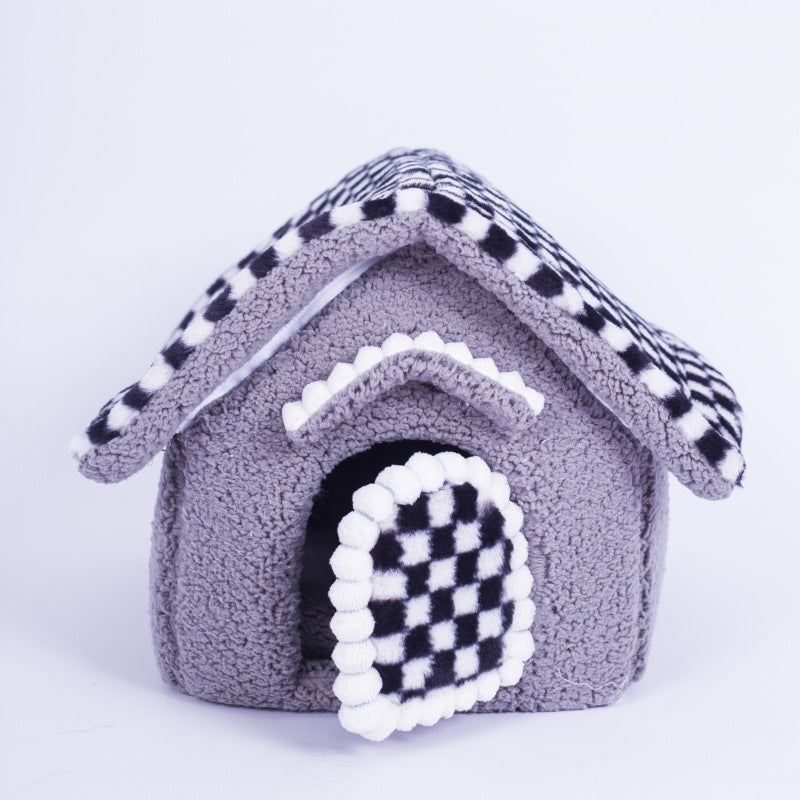 Cozy Winter Dog House for Small Breeds
