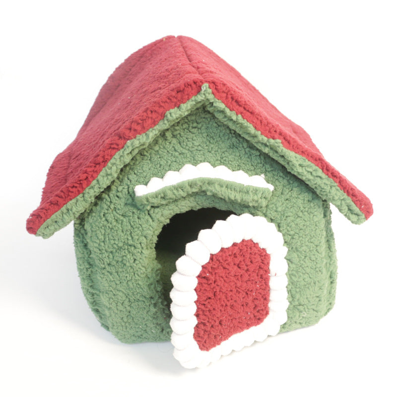 Cozy Winter Dog House for Small Breeds