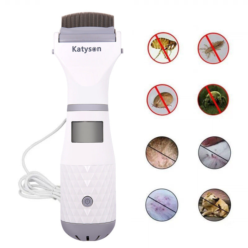 Electric Flea Removal Grooming Comb