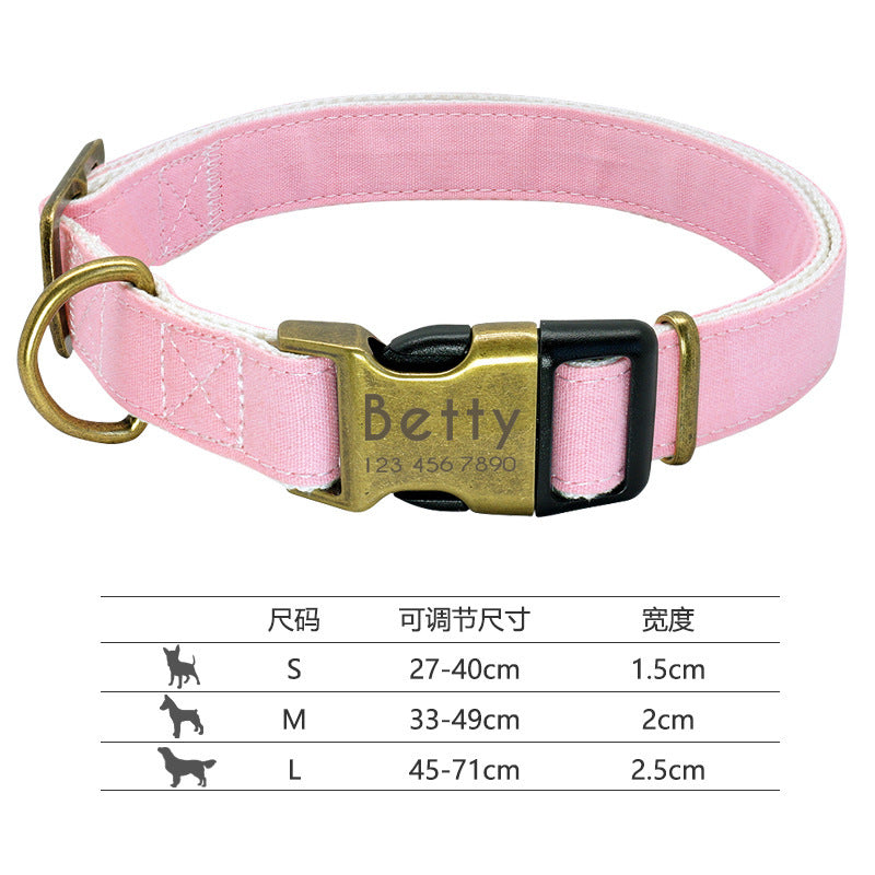 Reflective Engravable Dog Collar