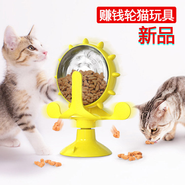 Rotating Cat Windmill Toy