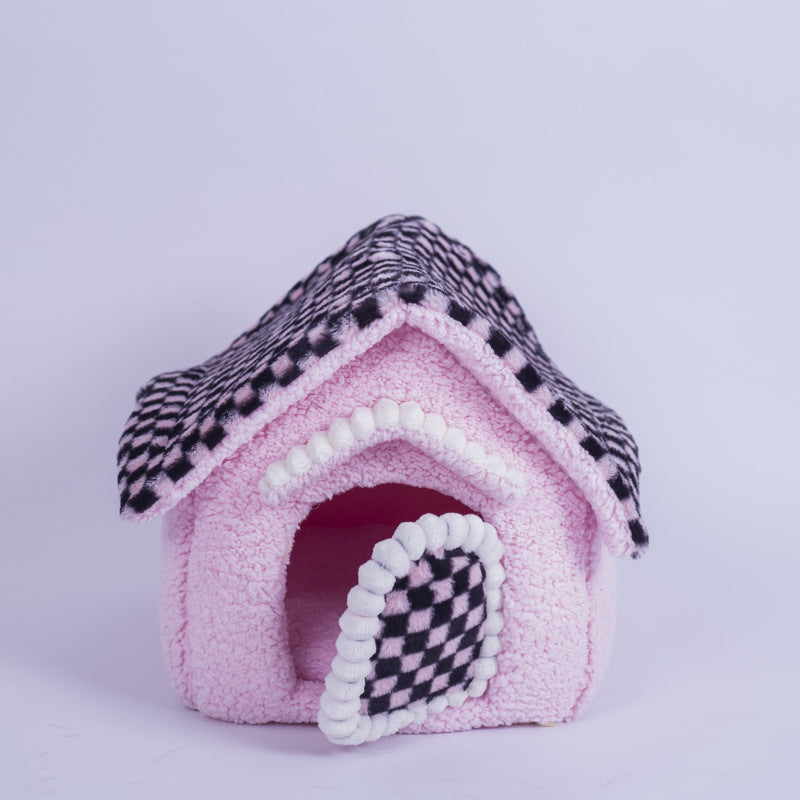 Cozy Winter Dog House for Small Breeds