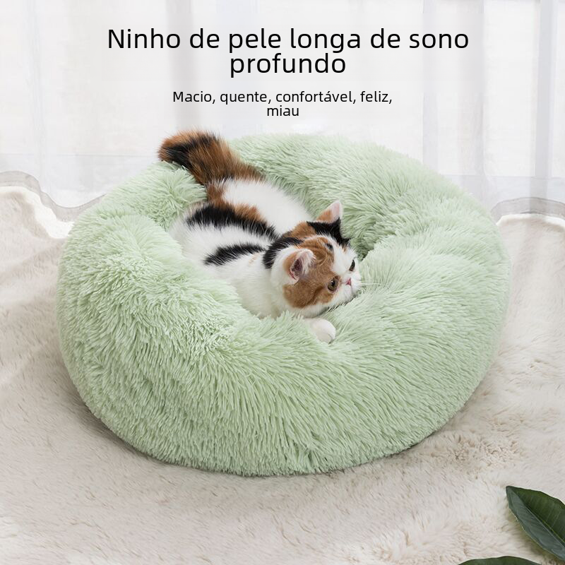 Winter Warm Plush Pet Bed