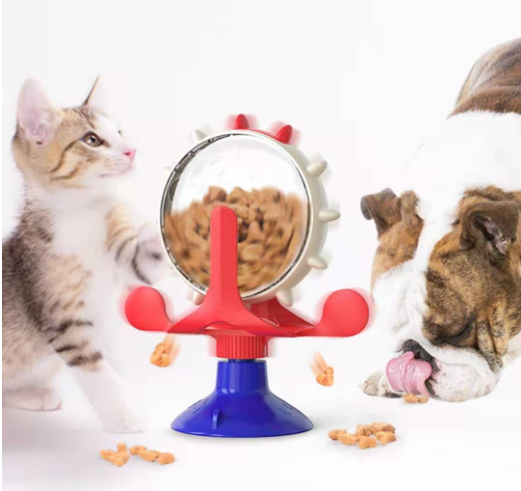 Rotating Cat Windmill Toy